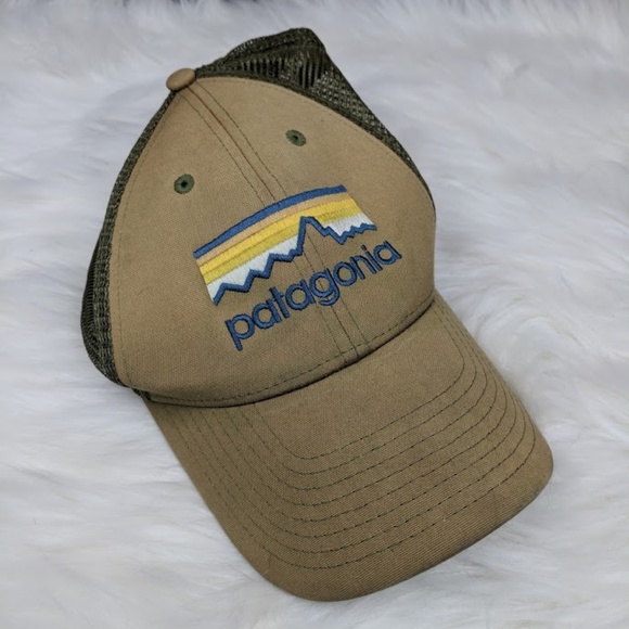 Patagonia Other - Patagonia Mesh Green Vintage Wash Trucker Hat